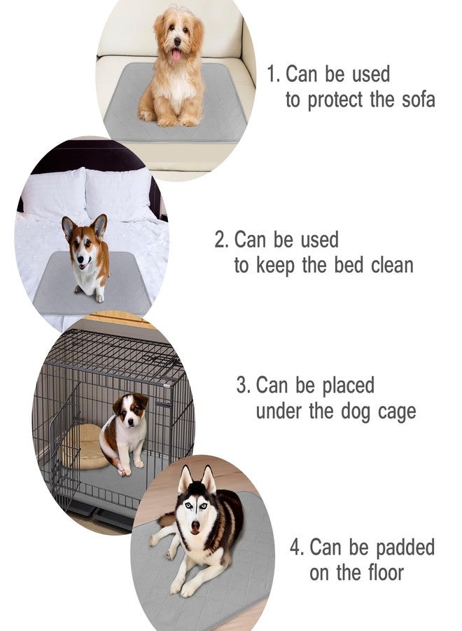 Coldwind 4 Pack Incontinence Bed Pads,18x24 inches Washable Pee Pads for Adults, Kids & Dogs, Highly Absorbent Waterproof UnderPads, Bed Pads for Incontinence Washable - Image 4